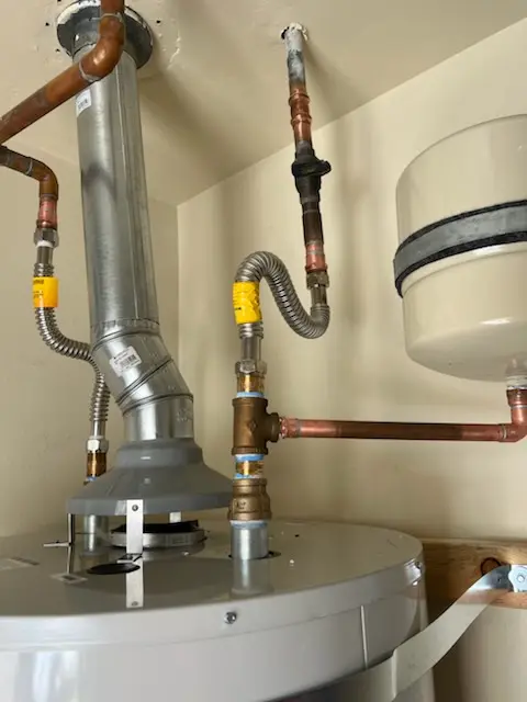 Water heater installation and plumbing repair in Lacona